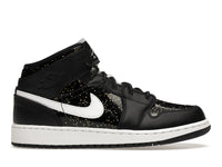 Jordan 1 Mid Black Speckle (GS)