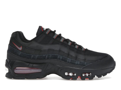 Nike Air Max 95 Racing Pack Black University Red - authentic Nike sneakers