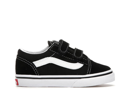 Vans Old Skool V Black White (TD) - authentic Vans sneakers