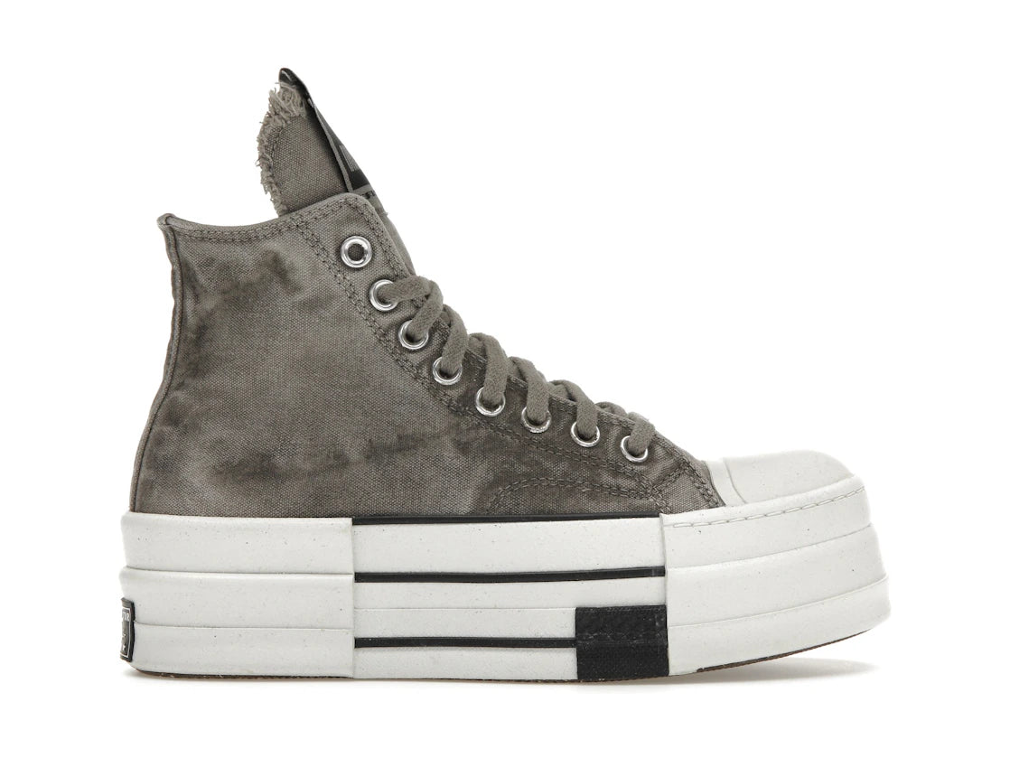 Converse DBL DRKSTAR Chuck Taylor All Star 70 Hi Rick Owens DRKSHDW Overdye Concrete - vue 360