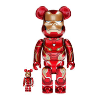 Bearbrick x Marvel Iron Man Mark 50 100% & 400% Set