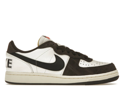 Nike Terminator Low Croc Velvet Brown - authentic Nike sneakers