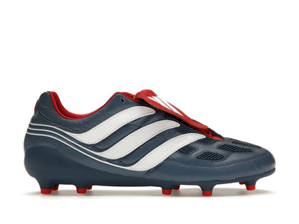 adidas Predator Precision FG Blue Grey Collegiate Red - authentic adidas sneakers