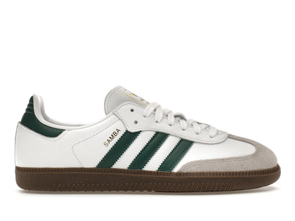 adidas Samba OG Cloud White Collegiate Green - authentic adidas sneakers