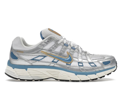Nike P-6000 Metallic Silver Aegean Storm - authentic Nike sneakers