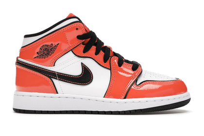 Jordan 1 Mid Turf Orange (GS) - authentic Jordan sneakers