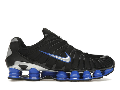 Nike Shox TL Black Racer Blue Metallic Silver - authentic Nike sneakers