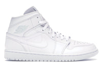Jordan 1 Mid Triple White (2018)