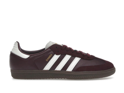 adidas Samba OG Maroon Off White Gum (Women's) - authentic adidas sneakers