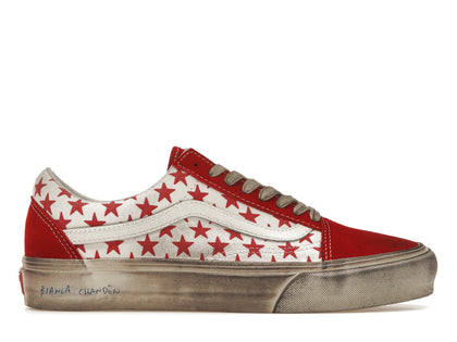 Vans Vault OG Old Skool LX Bianca Chandon Red White - authentic Vans sneakers
