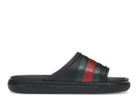 Gucci Web Slide Sandal Black Green Red