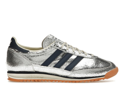 adidas SL 72 OG Silver Metallic Collegiate Navy (Women's) - authentic adidas sneakers