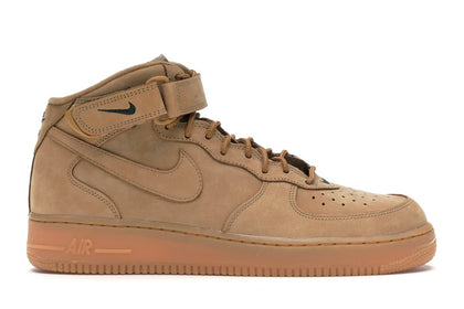 Nike Air Force 1 Mid Flax Outdoor Green - authentic Nike sneakers