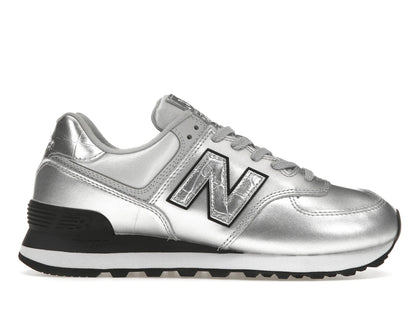 New Balance 574 Silver (Women's) - authentic New Balance sneakers