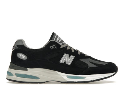 New Balance 991v2 MiUK Black Grey - authentic New Balance sneakers