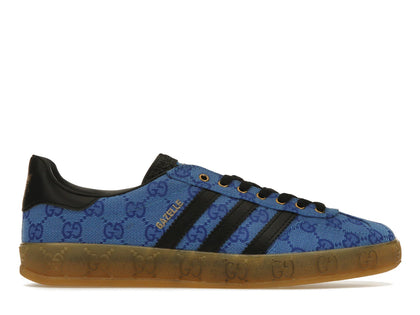 adidas x Gucci Gazelle Blue GG Monogram - authentic adidas sneakers