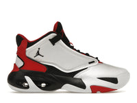 Jordan Max Aura 4 Weiß Schwarz Universitätsrot