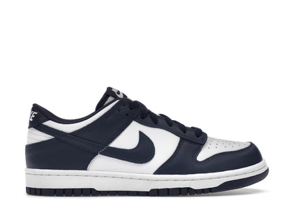 Nike Dunk Low White Midnight Navy (GS) - authentic Nike sneakers