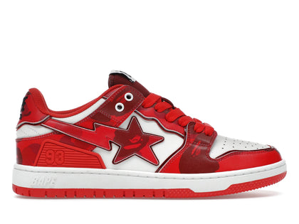 A Bathing Ape Bape SK8 Sta #1 M2 Red Camo - authentic BAPE sneakers