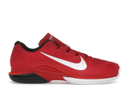 Nike Court Air Zoom Vapor 12 HC University Red Black Gym Red White - authentic Nike sneakers