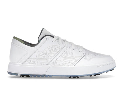 Jordan NU Retro 1 Golf Triple White Camo - authentic Jordan sneakers