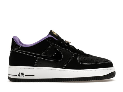 Nike Air Force 1 Low '07 LV8 World Champ Black Purple (GS) - authentic Nike sneakers