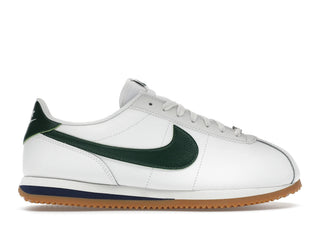 Nike Cortez Leather Summit White Fir Midnight Navy - authentic Nike sneakers
