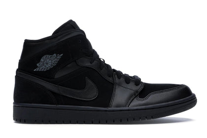 Jordan 1 Mid Triple Black (2018) - authentic Jordan sneakers