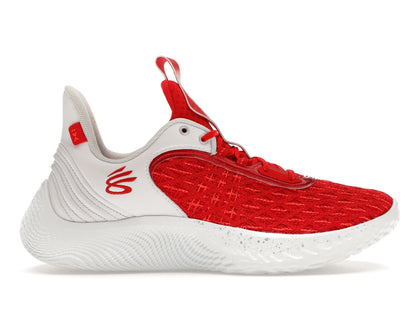 Under Armour Curry Flow 9 Team Red White - authentic Under Armour sneakers