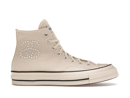 Converse Chuck Taylor All Star 70 Hi Stussy Fossil Pearl - authentic Converse sneakers