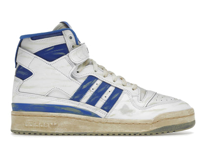adidas Forum 84 Hi AEC White Blue - authentic adidas sneakers
