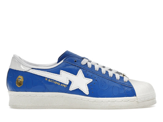 adidas Superstar Vintage Bape Blau Weiß
