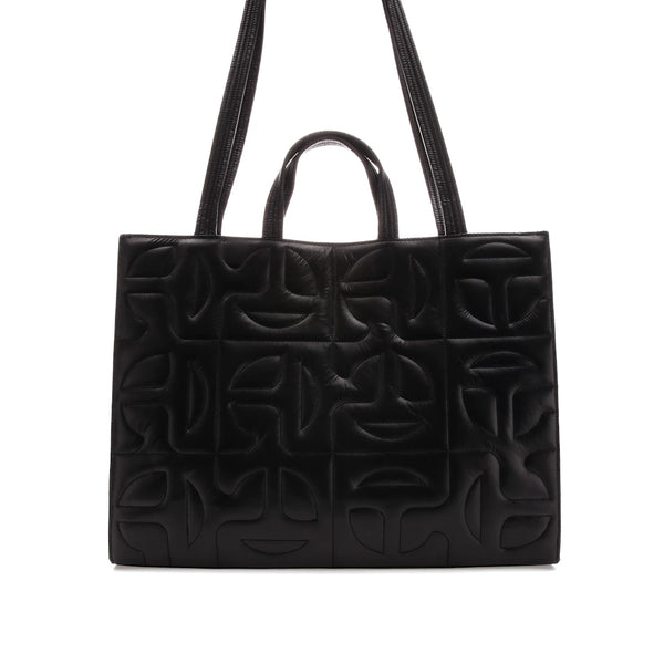 Telfar x Moose Knuckles Quilted Nylon Shopper Tote Large Black