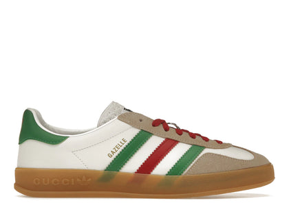 adidas x Gucci Gazelle White Green Red - authentic adidas sneakers