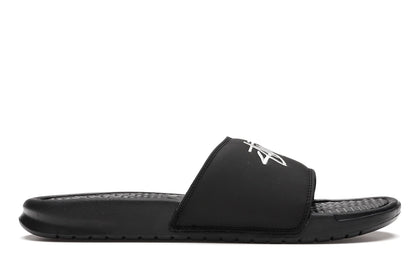 Nike Benassi Stussy Black - authentic Nike sneakers