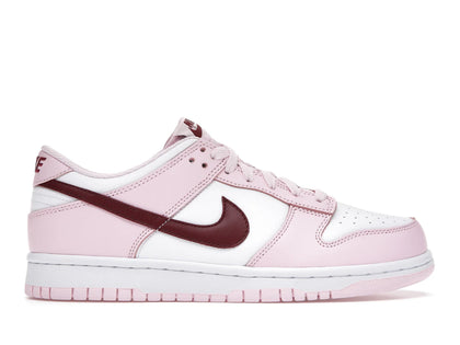 Nike Dunk Low Pink Foam Red White (GS) - authentic Nike sneakers