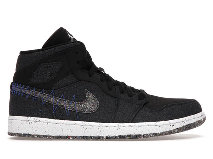 Jordan 1 Mid Crater Black - authentic Jordan sneakers