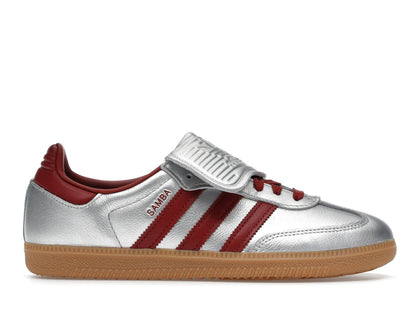 adidas Samba LT Silver Metallic Ruby Gum (Women's) - authentic adidas sneakers