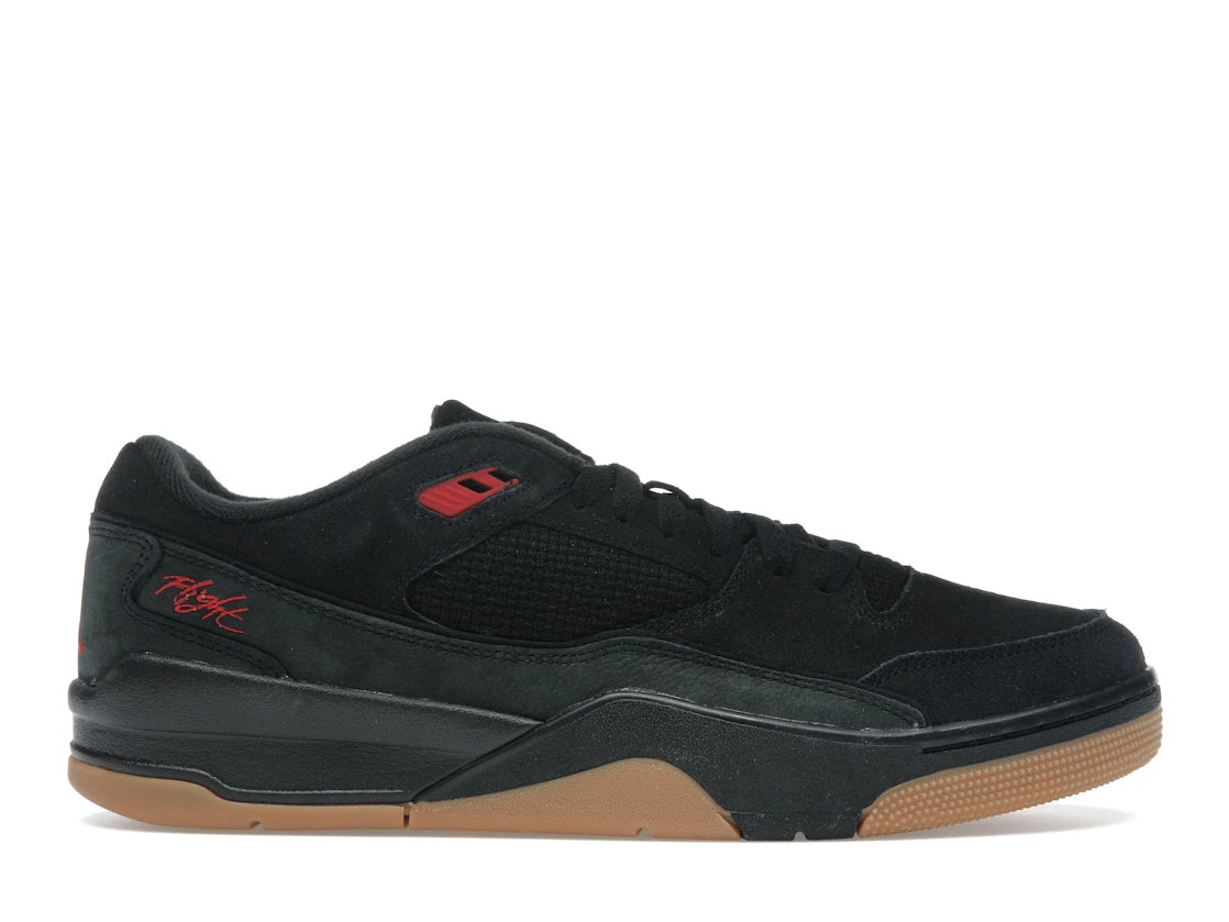 Jordan Flight Court Schwarz Rot