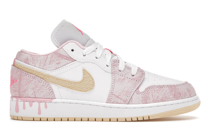 Jordan 1 Low Paint Drip (GS) - authentic Jordan sneakers