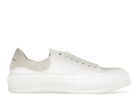 Alexander McQueen Deck Skate Plimsoll Lace-Up White White