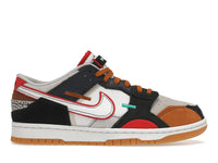Nike Dunk Low Scrap Black Grey University Red