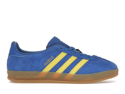 adidas Gazelle Indoor Blue Pure Sulfur - authentic adidas sneakers