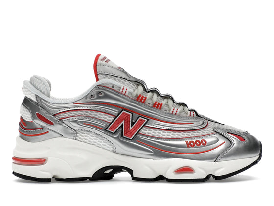 New Balance 1000 thisisneverthat Metallic Silber Rot