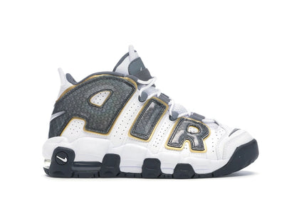 Nike Air More Uptempo White Anthracite Snakeskin (GS) - authentic Nike sneakers