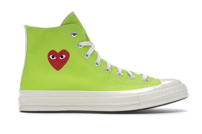 Converse Chuck Taylor All Star 70 Hi Comme des Garcons PLAY Bright Green
