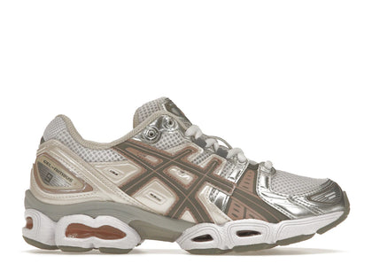 ASICS Gel-Nimbus 9 White Oatmeal (Women's) - authentic ASICS sneakers