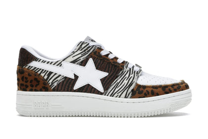 A Bathing Ape Bape Sta Low Animal Mix - authentic BAPE sneakers