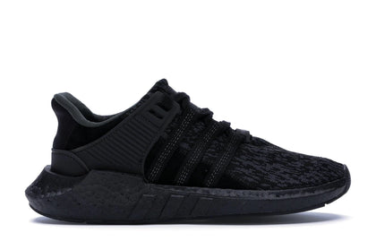 adidas EQT Support 93/17 Triple Black - authentic adidas sneakers
