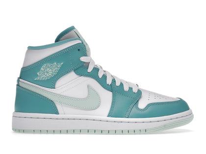 Jordan 1 Mid Washed Teal (Women's) - authentic Jordan sneakers